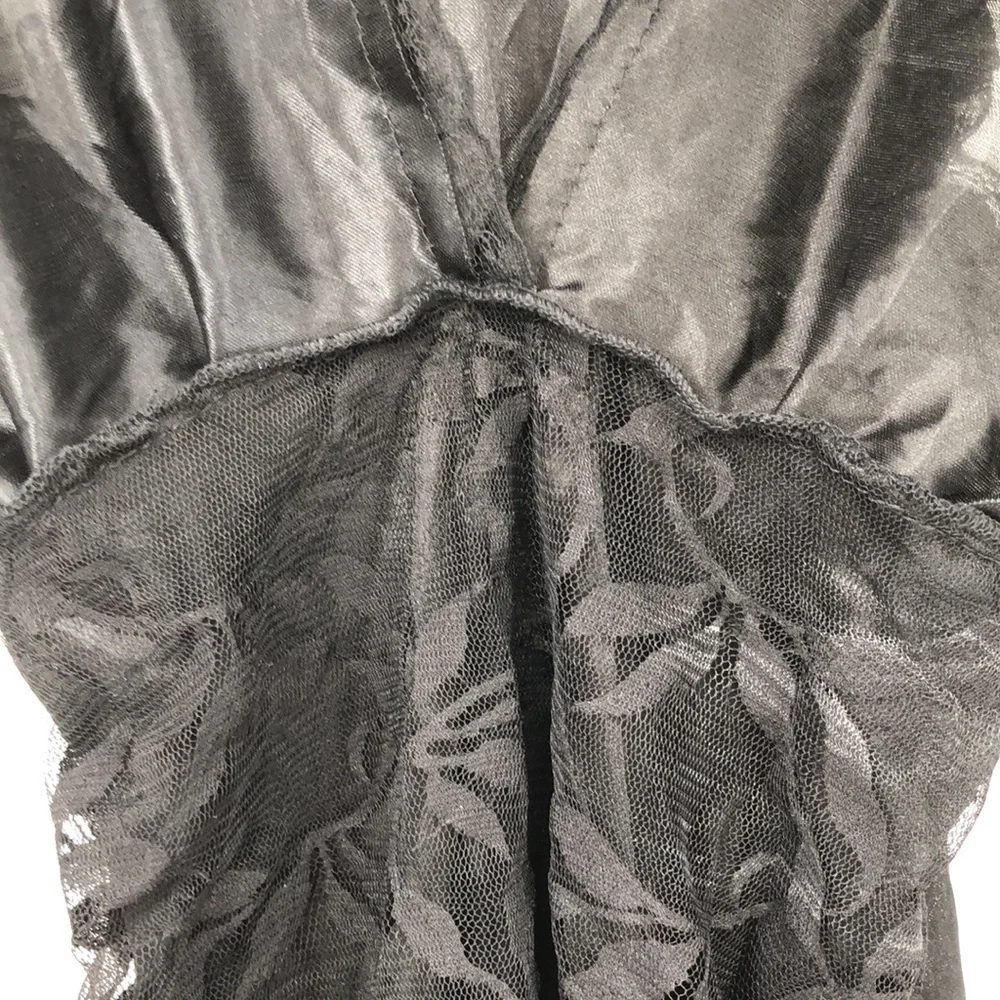 3/$25 Black Babydoll Lingerie with Thong Size XXS/XS/S